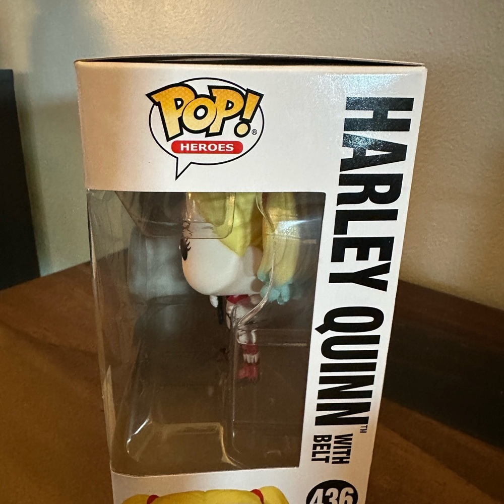 Funko Pop DC Super Heroes Harley Quinn With Belt PX 436 Vinyl Figure - Picture 4 of 6